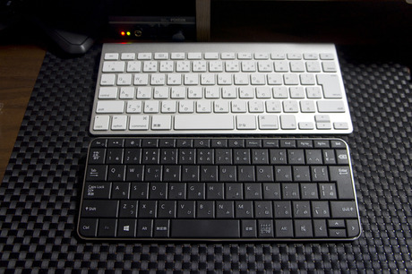 Microsoftの小型Bluetoothキーボード Wedge Mobile Keyboard U6R-00022 レビュー : おShinoブ