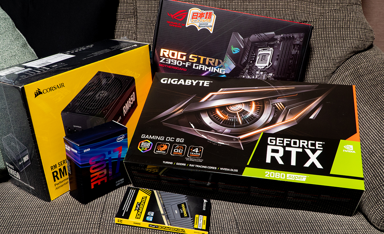 Ryzen＋RadeonからIntel＋Geforceへ ― ゲーミング自作PC作成：組み立て