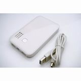 PowerBank 5000mAh 2.1A 0.5A 2ポートUSB出力 スマホ・iPhone4s対応 携帯充電器