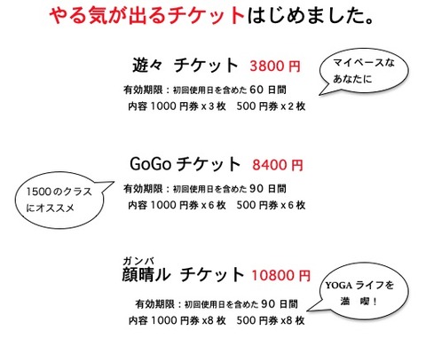 チケットお知らせ