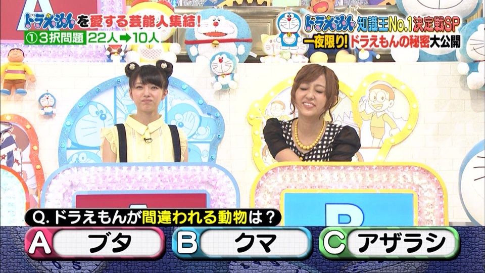 08 01 金 ドラえもん知識王no 1決定戦 市川美織キャプチャまとめ 篠田麻里子まとめ