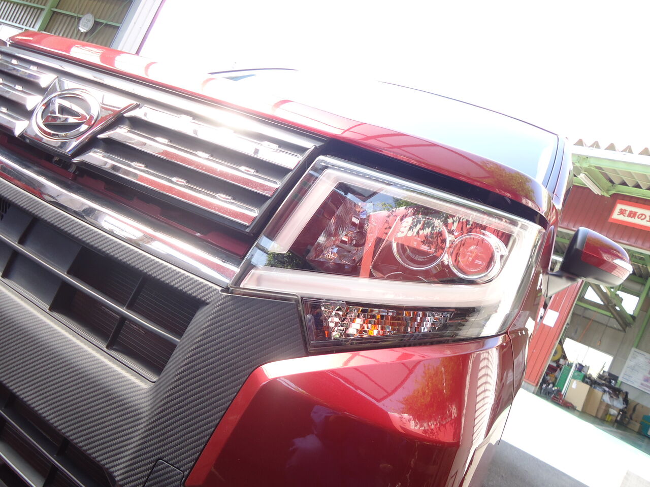 LA150S LA160S ムーヴ フロントバンパー フォグ穴付