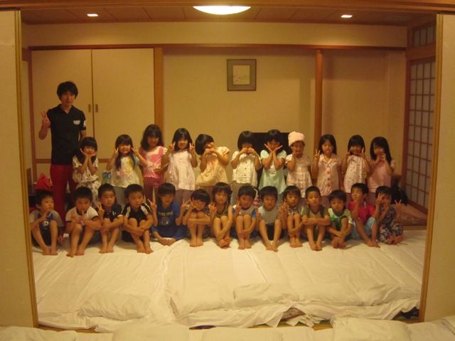 お泊り保育に行ってきました お風呂 朝のお散歩編 さわやか 日記