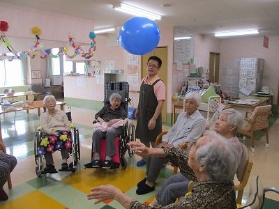 風船バレー ひびきのもり さわやか 日記 風船バレー ひびきのもり さわやか 日記