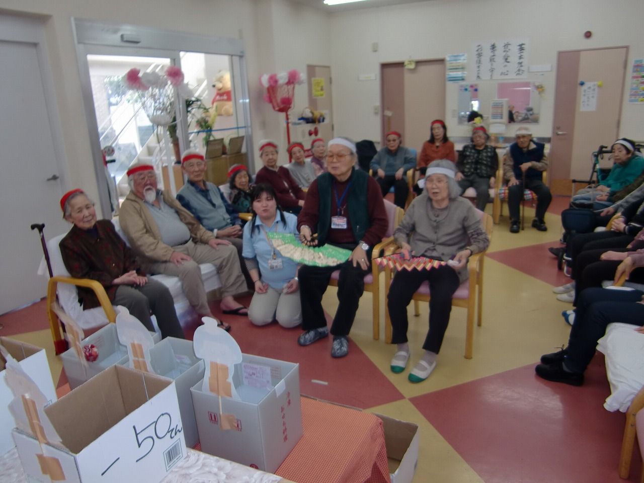 ひな祭り デイサービスセンター若松 さわやか 日記