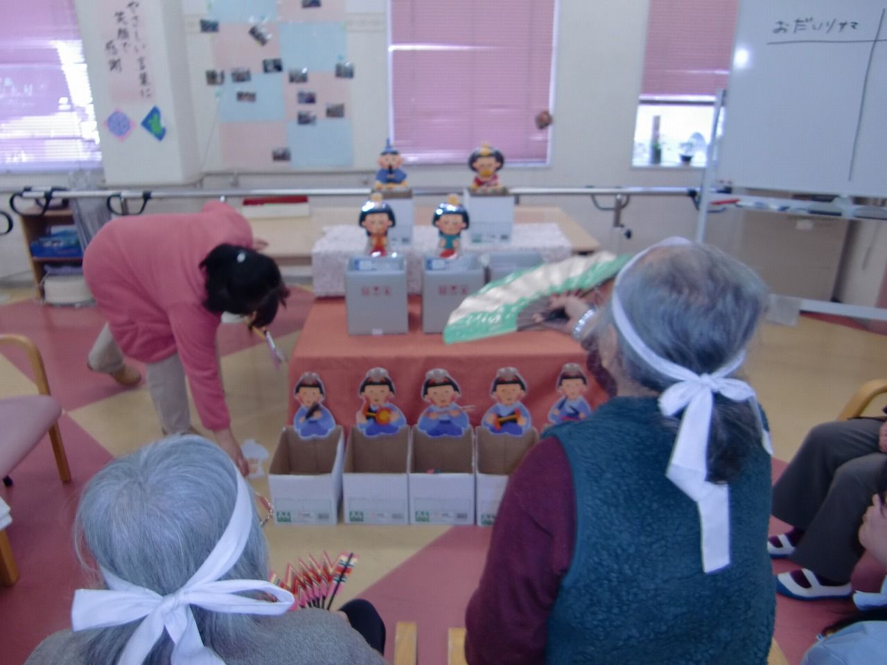 ひな祭り デイサービスセンター若松 さわやか 日記