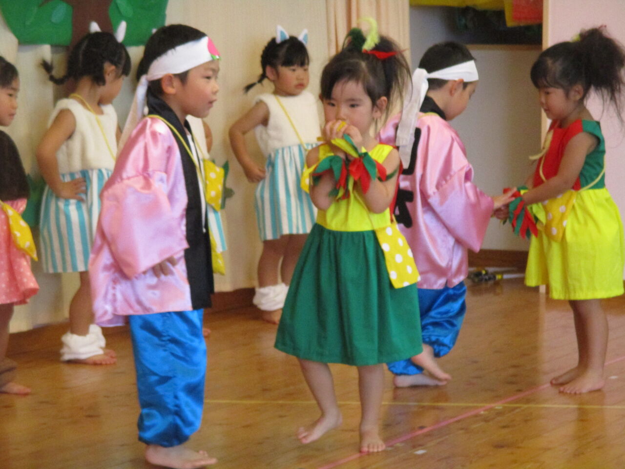 お遊戯会 にじ組 さわやか 日記