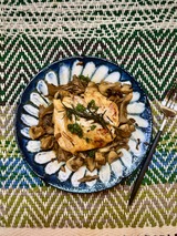 鶏むね肉のステーキ