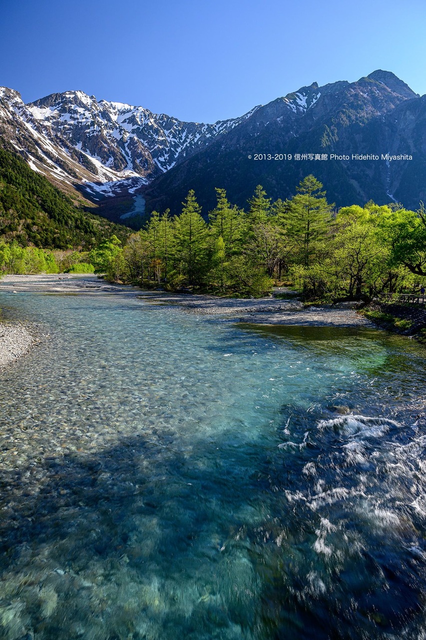 新緑の上高地