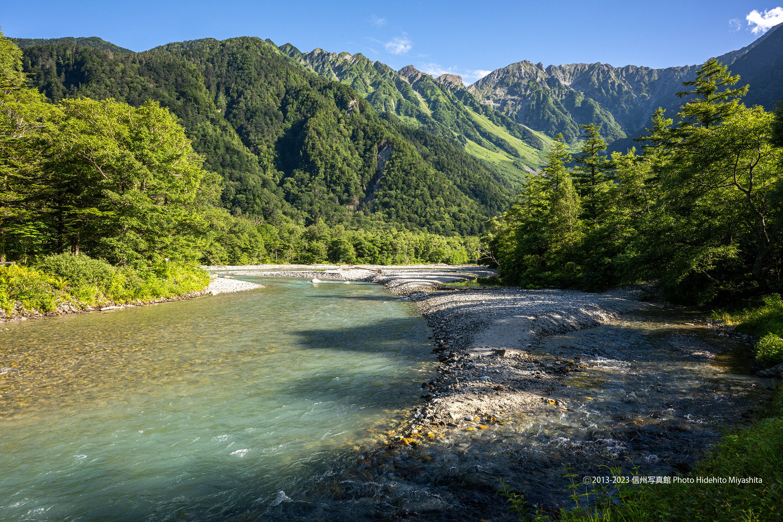 盛夏の上高地 : 信州写真館