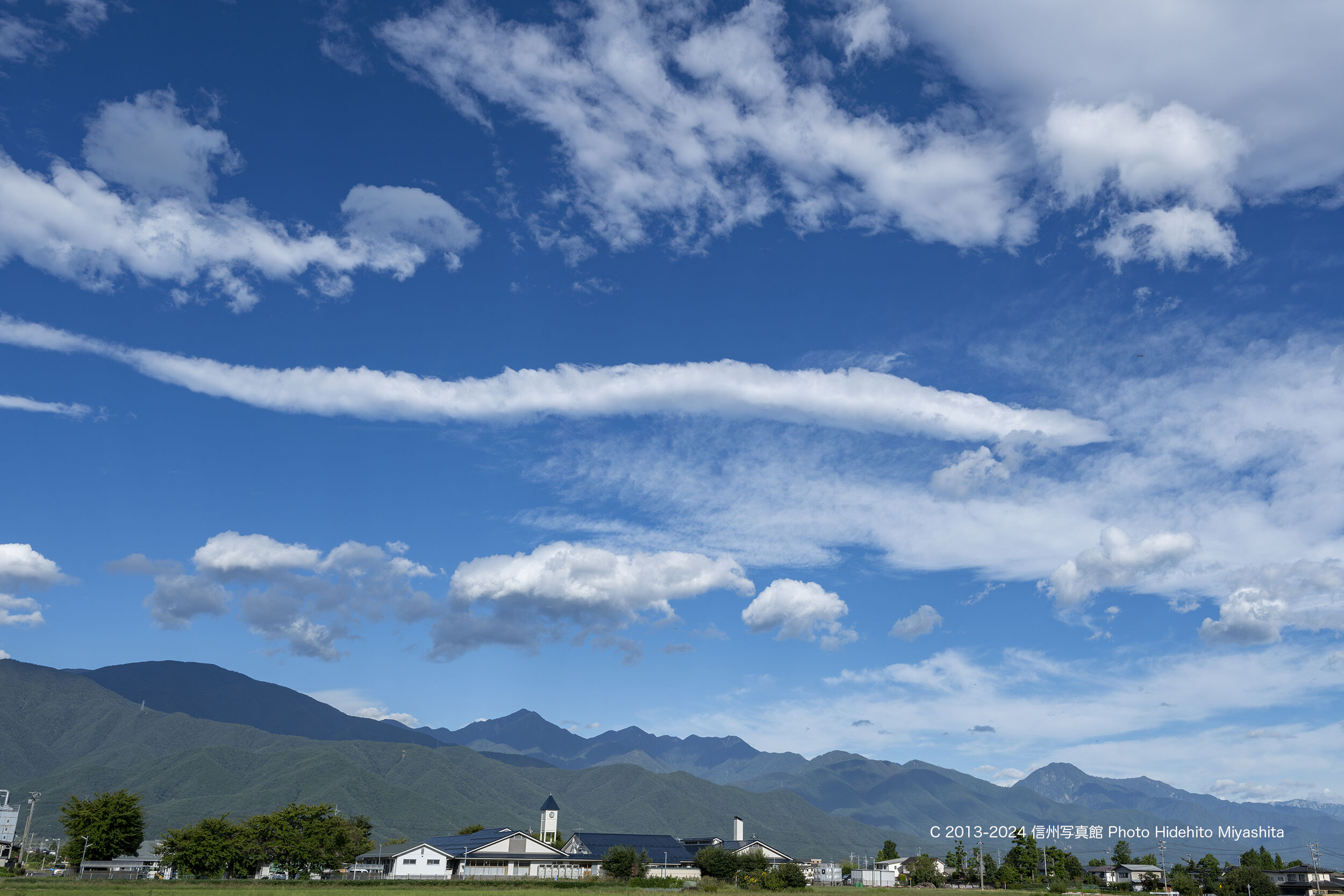 龍の様な雲 : 信州写真館