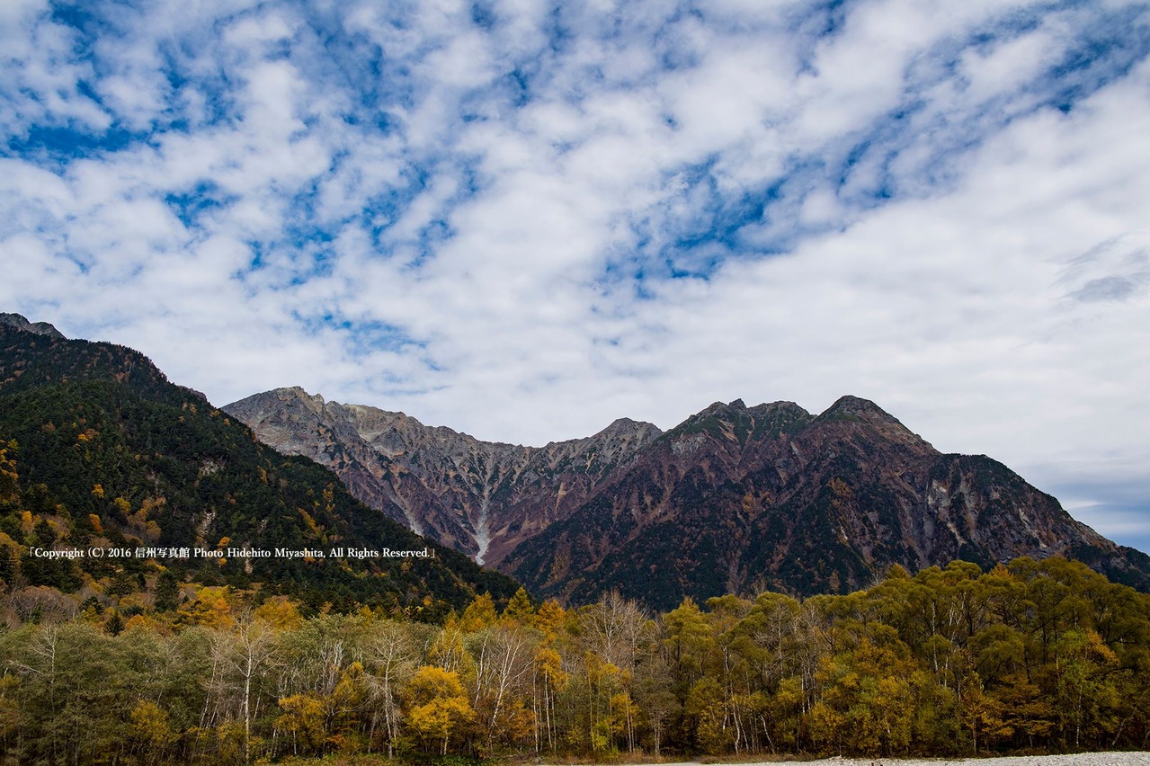 上高地、秋景