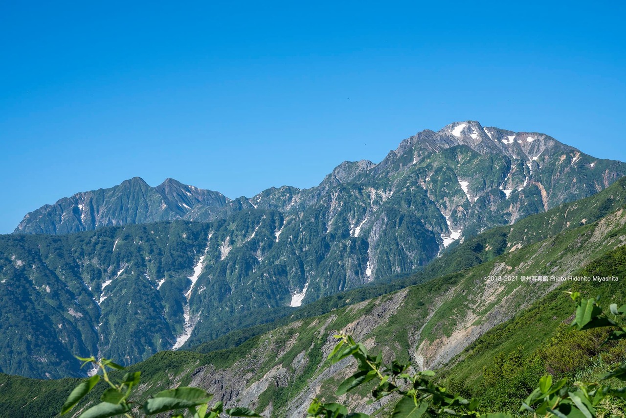 五竜岳と鹿島槍ヶ岳