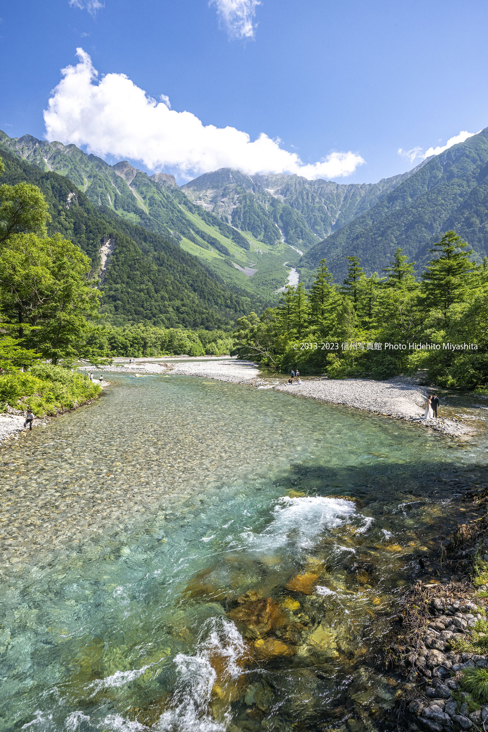 上高地・夏景 : 信州写真館