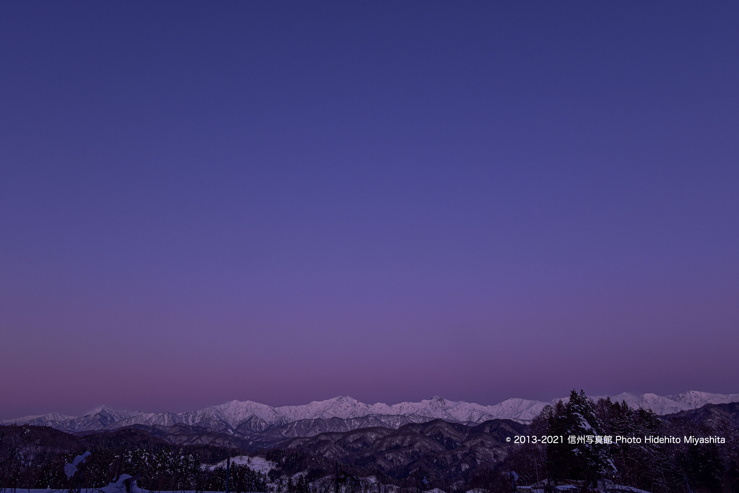ビーナスベルトの後立山連峰 信州写真館