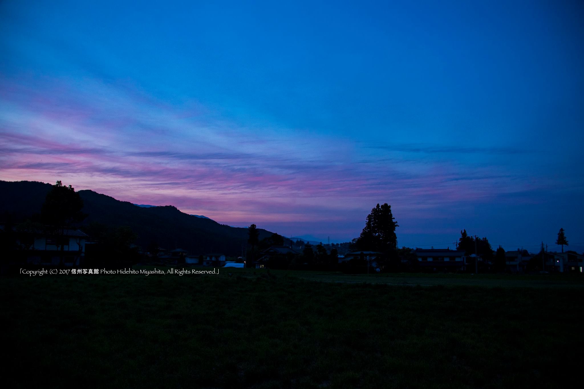 夕景 : 信州写真館