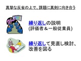 真摯な反省の上で、課題に真剣に向き合う