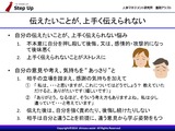 伝えたいことが上手く伝えられない
