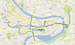 GPS_ベルン市内散策