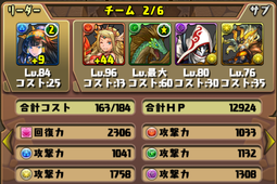 イシス主力パーティー