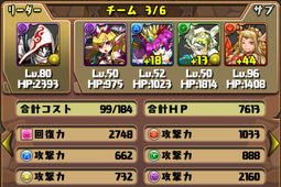 超メタドラ用パーティー