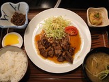 牛ヒレ焼肉定食@まさくに食堂