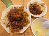 カルビカリー炒飯大盛り+追いカルビ@大阪王将