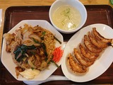 生姜焼き炒飯+餃子@大阪王将