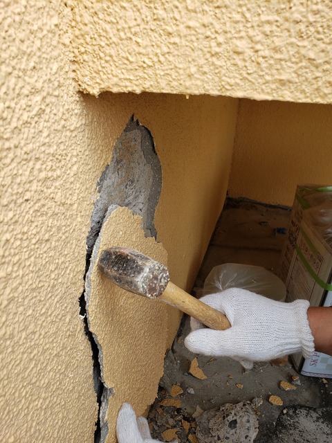 山根ビル南西方向端壁防水工事_191217_0401