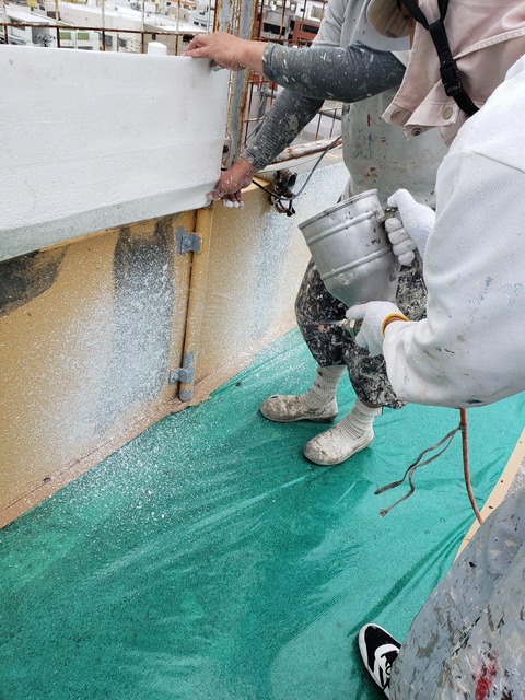 山根ビル南西方向端壁防水工事_191217_0161