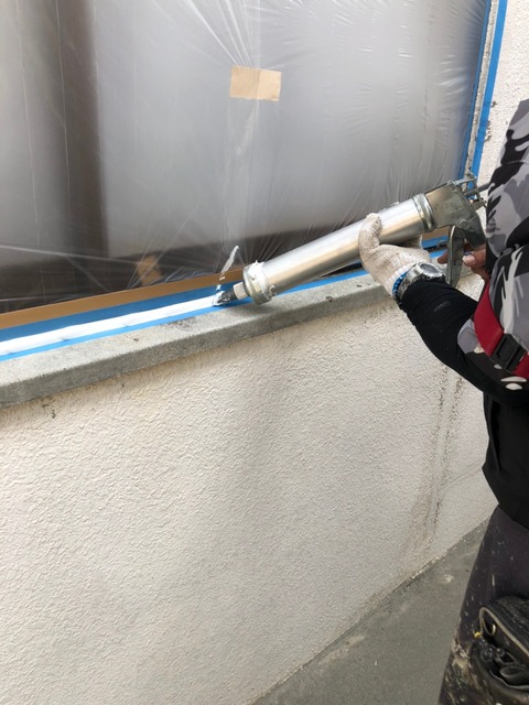 コーキング打ち