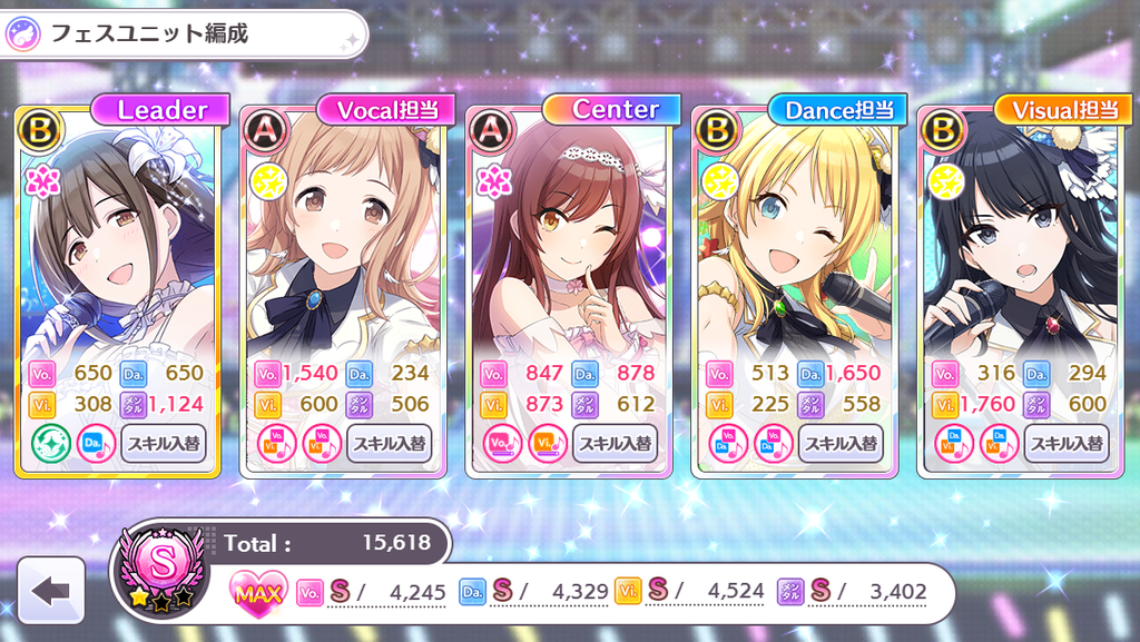 シャニマス フェスアイドルsランクまで行った キャラ全部ほぼステmax 特化 Aって感じ シャニマスまとめ速報