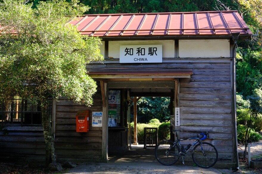 因美線 鳥取－智頭－津山・サイクリング 後半 : 吉野川のほとりから