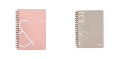 ＜rom&ndステーショナリー　B6リングノート 2種＞