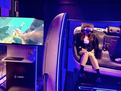 RED°TOKYO TOWER内アトラクション VRライド「Space Shuttle 2.0」