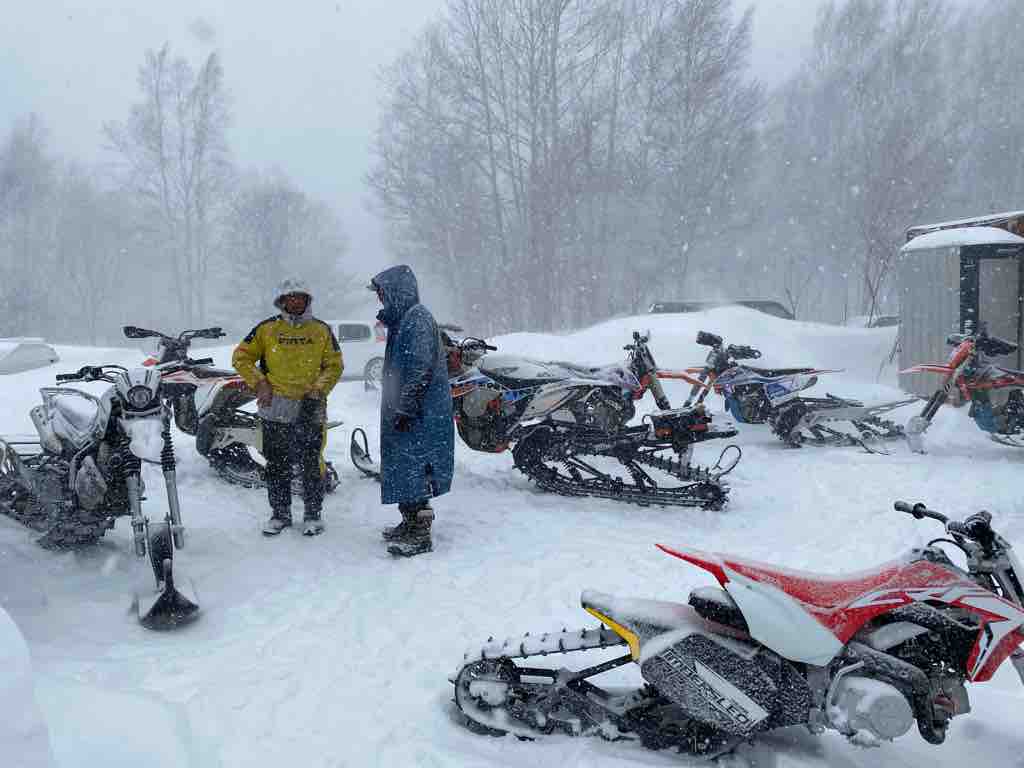 噂のスノーバイクを乗って来た！】 北海道スノーバイクツアー in
