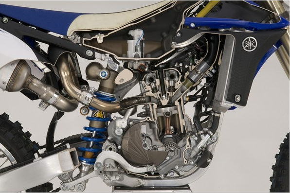 新型エンジン周り 2010 ヤマハ YZ450F インジェクション : SHINYO MAG