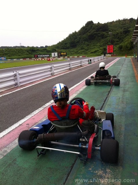 レーシングカートの練習会 新東京サーキット 得るものが大きい 