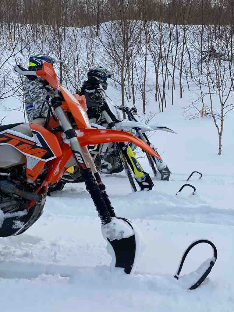 噂のスノーバイクを乗って来た！】 北海道スノーバイクツアー in