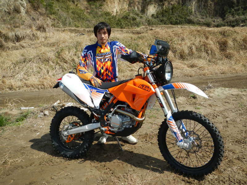サンドのオフロードコースでテスト Ktm 500exc Shinyo Mag シンヨ マグ サンドのオフロードコースでテスト Ktm 500exc Shinyo Mag シンヨ マグ