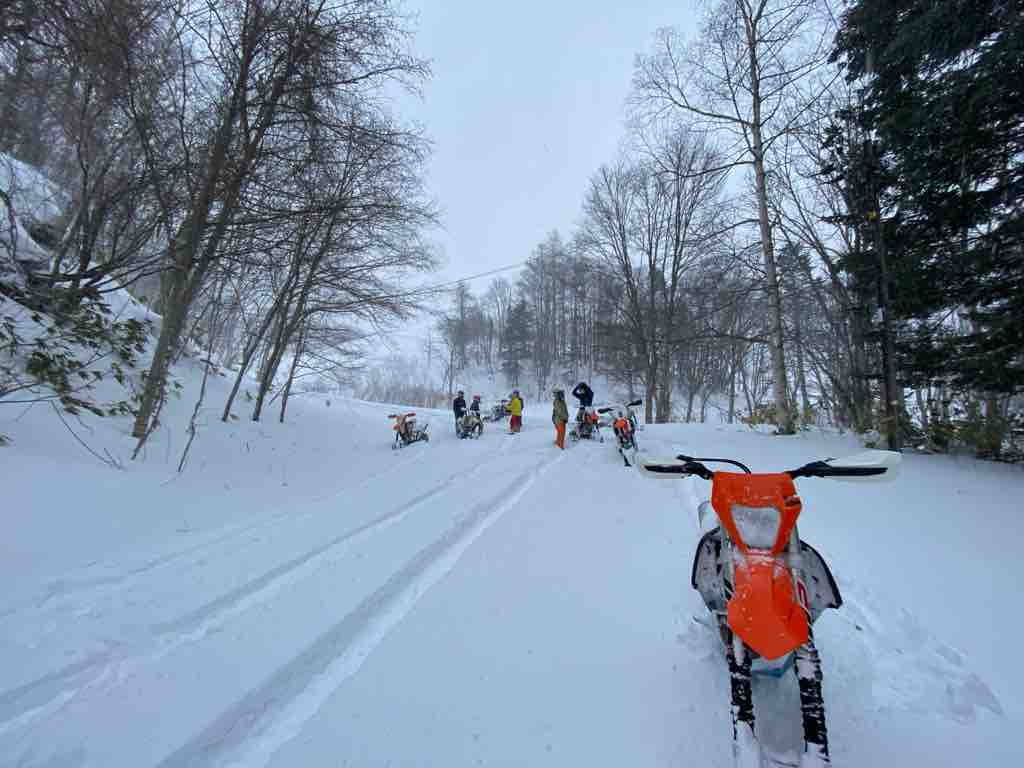 噂のスノーバイクを乗って来た！】 北海道スノーバイクツアー in 