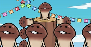 運動会 イラスト なめこ 運動会