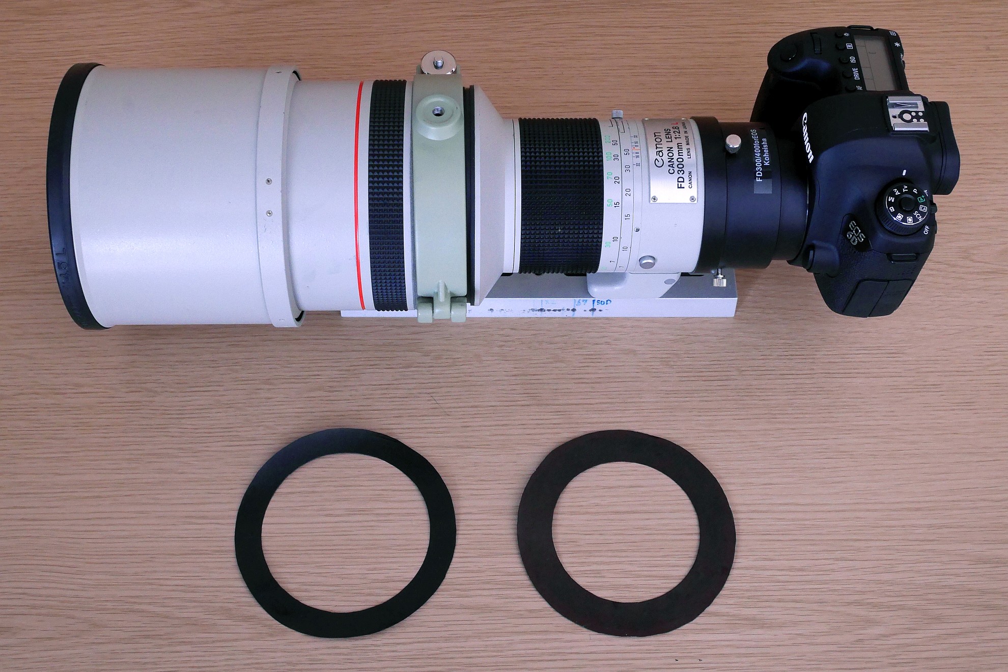 Canon New FD 300mm F2.8L 天体写真テスト および NewFD望遠 Canon New FD 300mm F2.8L 天体写真テスト および NewFD望遠