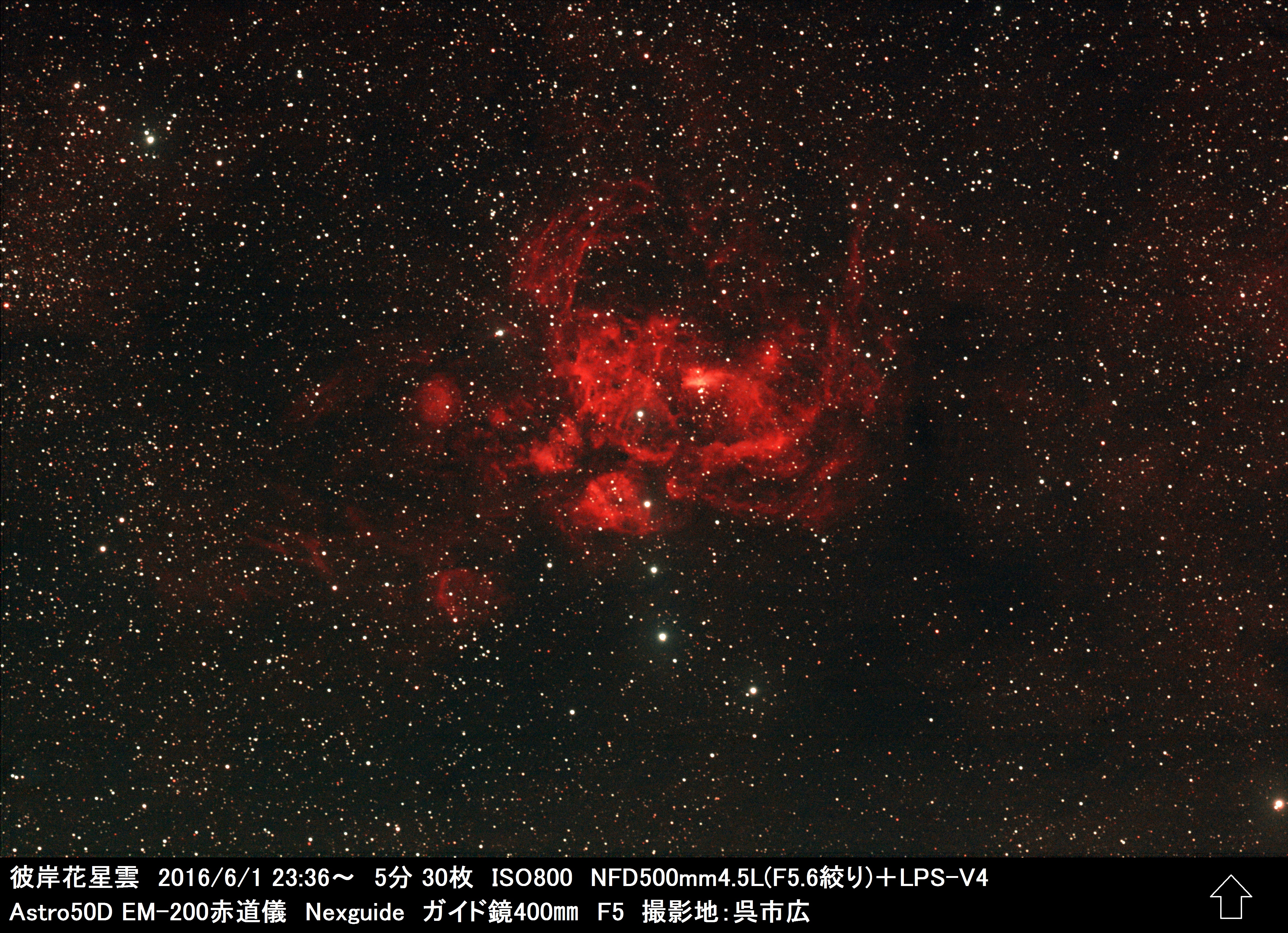 彼岸花星雲 Ngc6357 の撮影 Shio Gのblog