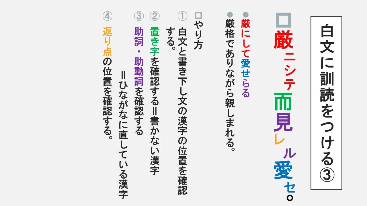 漢文の訓読法ー書き下し文を見ながら 白文に訓読をつけるー とある専業非常勤講師のブログ