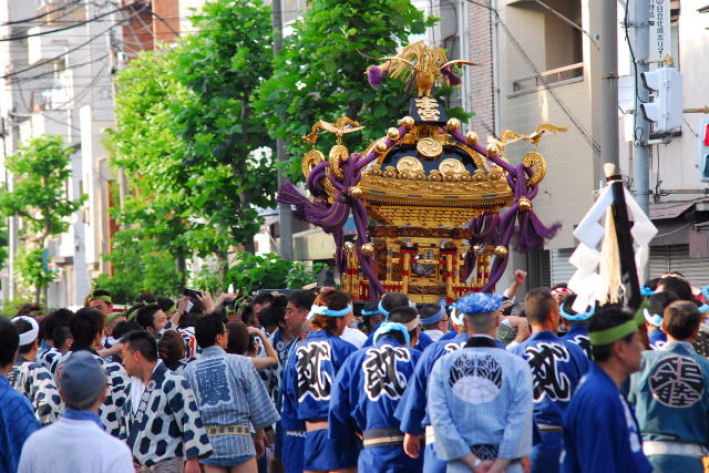 徒然 観音うらのしっぽな 今戸神社大祭 本社神輿渡御の様子 １