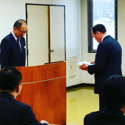 永年勤続表彰謝辞