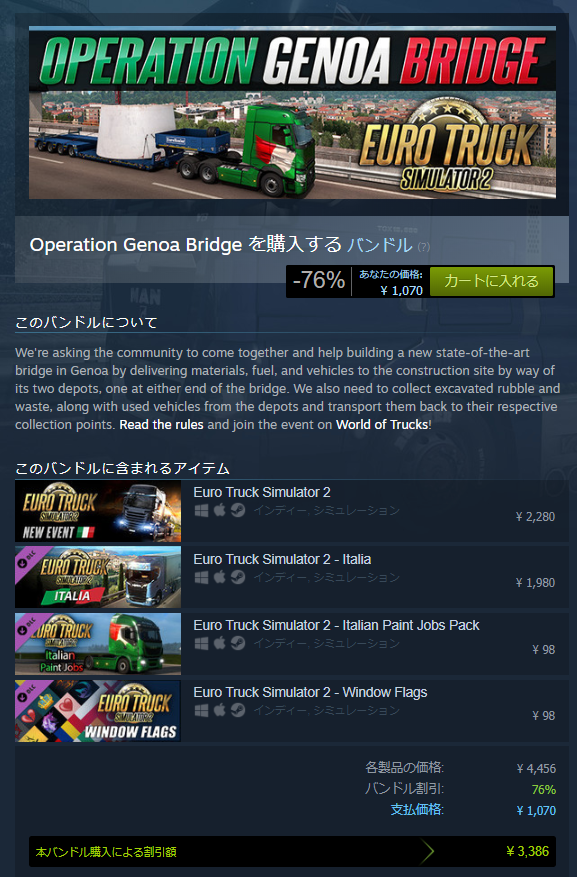 Ets2にハマった話 日常の中にも非日常