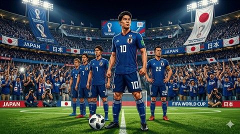 W杯2026・日本代表がオランダと対戦するイメージ