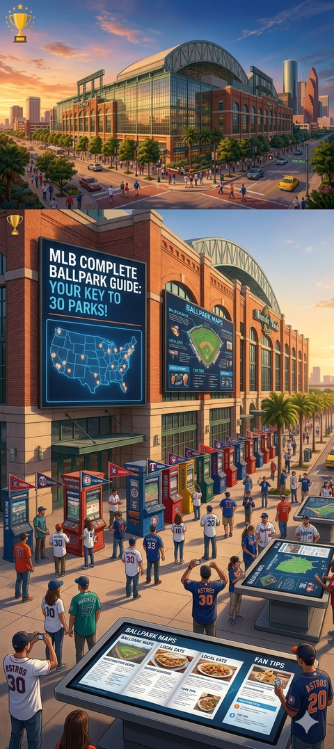 MLB全30球場完全攻略ガイド